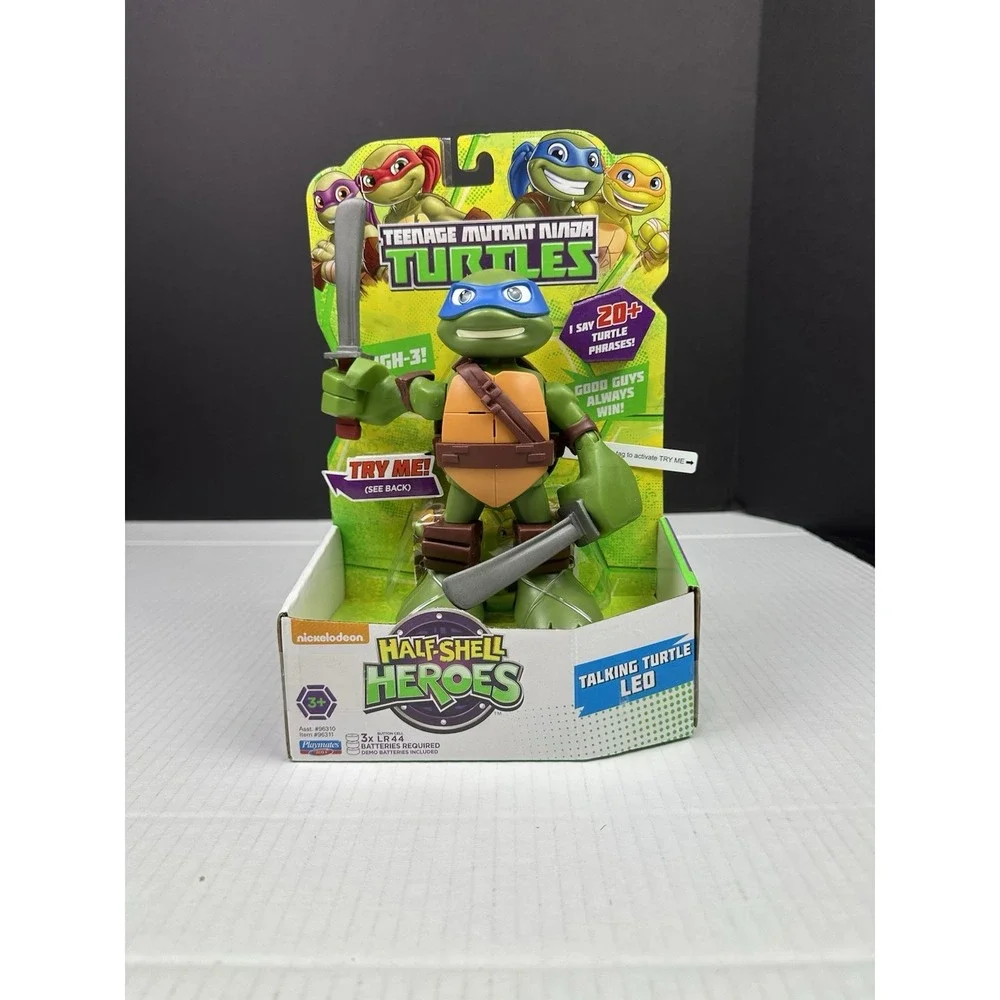 Teenage Mutant Ninja Turtles Half Shell Heroes Talking Leo Say 20 Phrases NOS